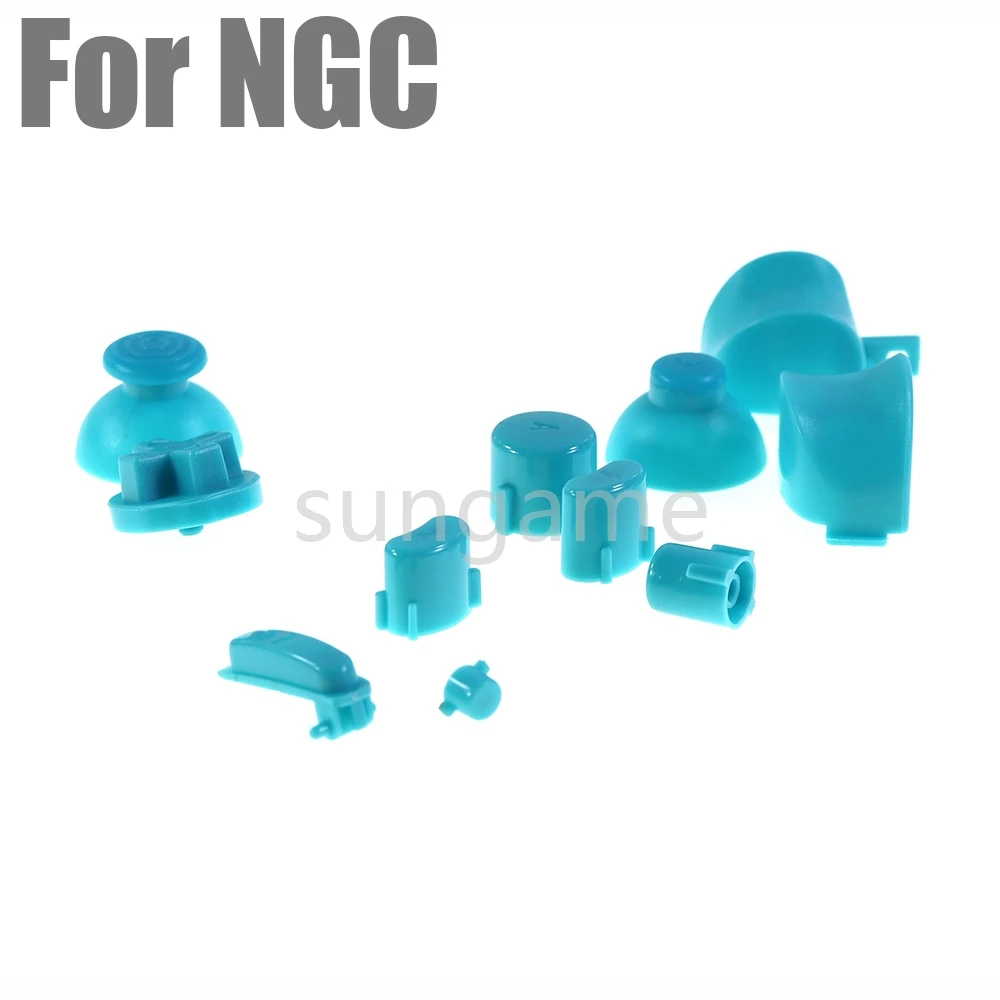 1set For NGC Full Set L R ABXY Z Keypads Buttons Controller D Pads Power ON OFF Buttons with Joystick Cap