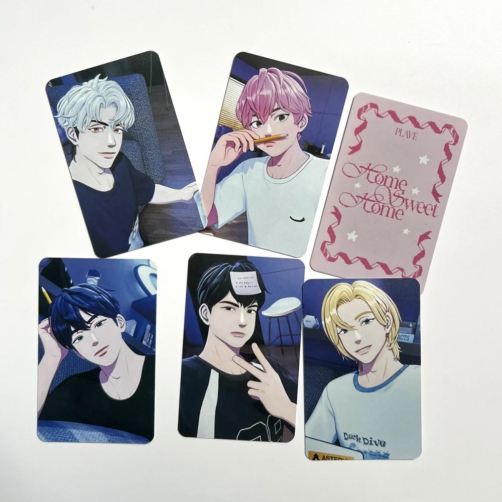 5Pcs/Set KPOP Plave 2025 Season's Greetings High Quality Double Sides HD Printing LOMO Cards NOAH YEJUN BAMBY EUNHO HAMIN Gifts