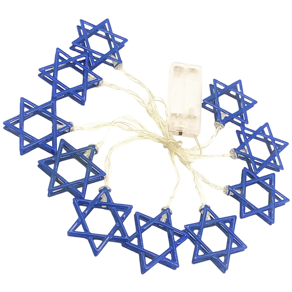 Hanukkah Decoration Star of David String Hanukkah Supplies Festival String Lights String Lights