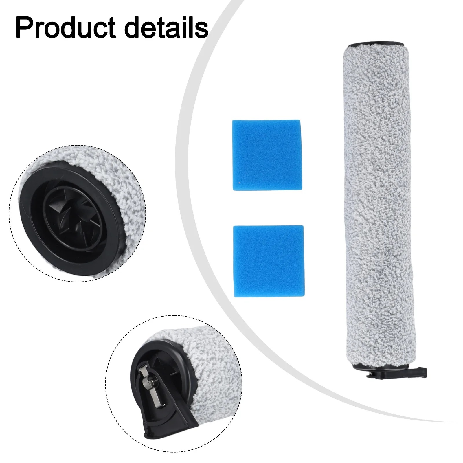1 Set Sponge Brush Roller For Eureka NEW400 Accessories Kit Vacuum Floor Cleaner Household Supplies Cleaning Tools