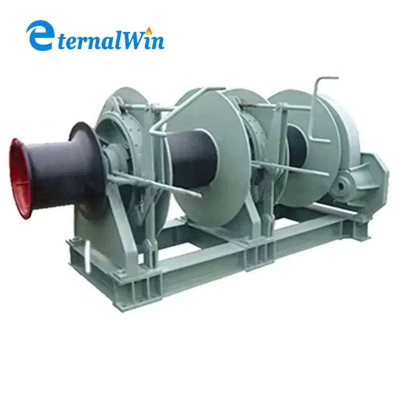 Wireless Remote Control Marine Pulling Hydraulic Winch 50 Ton