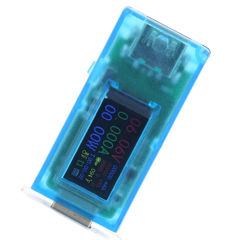 AC88-0.96 Inch IPS LCD Display 13 In 1 Multi-Function USB Tester Voltage Current Power Meter Voltmeter Ammeter DC 4-30V 5A