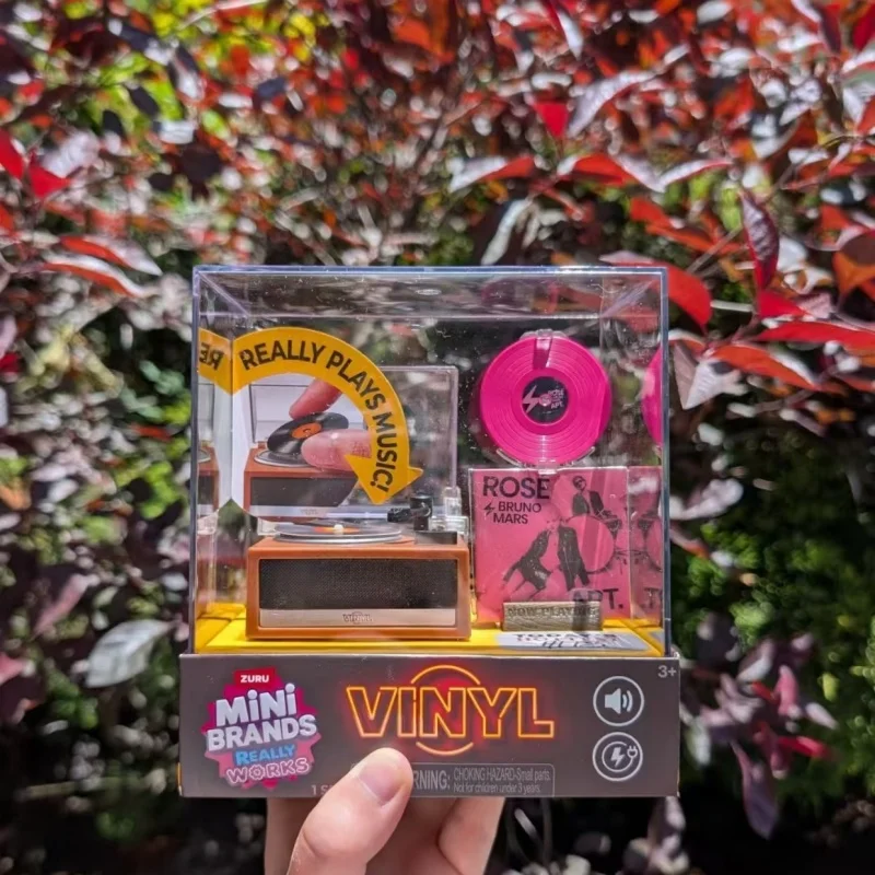 Pre-sale out of stock Genuine Mini Vinyl Record Player Surprise Blind Box Ball Playable Miniature Toy Collectible For Lovers view 5