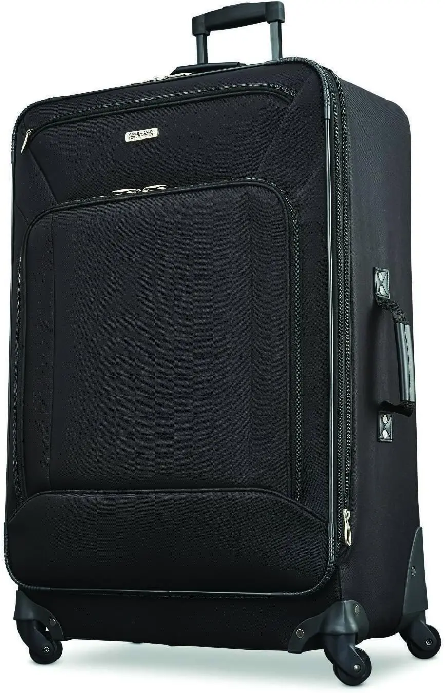 Bagaglio verticale Fieldbrook XLT Softside, nero, set da 4 pezzi (BB/DF/21/25)
