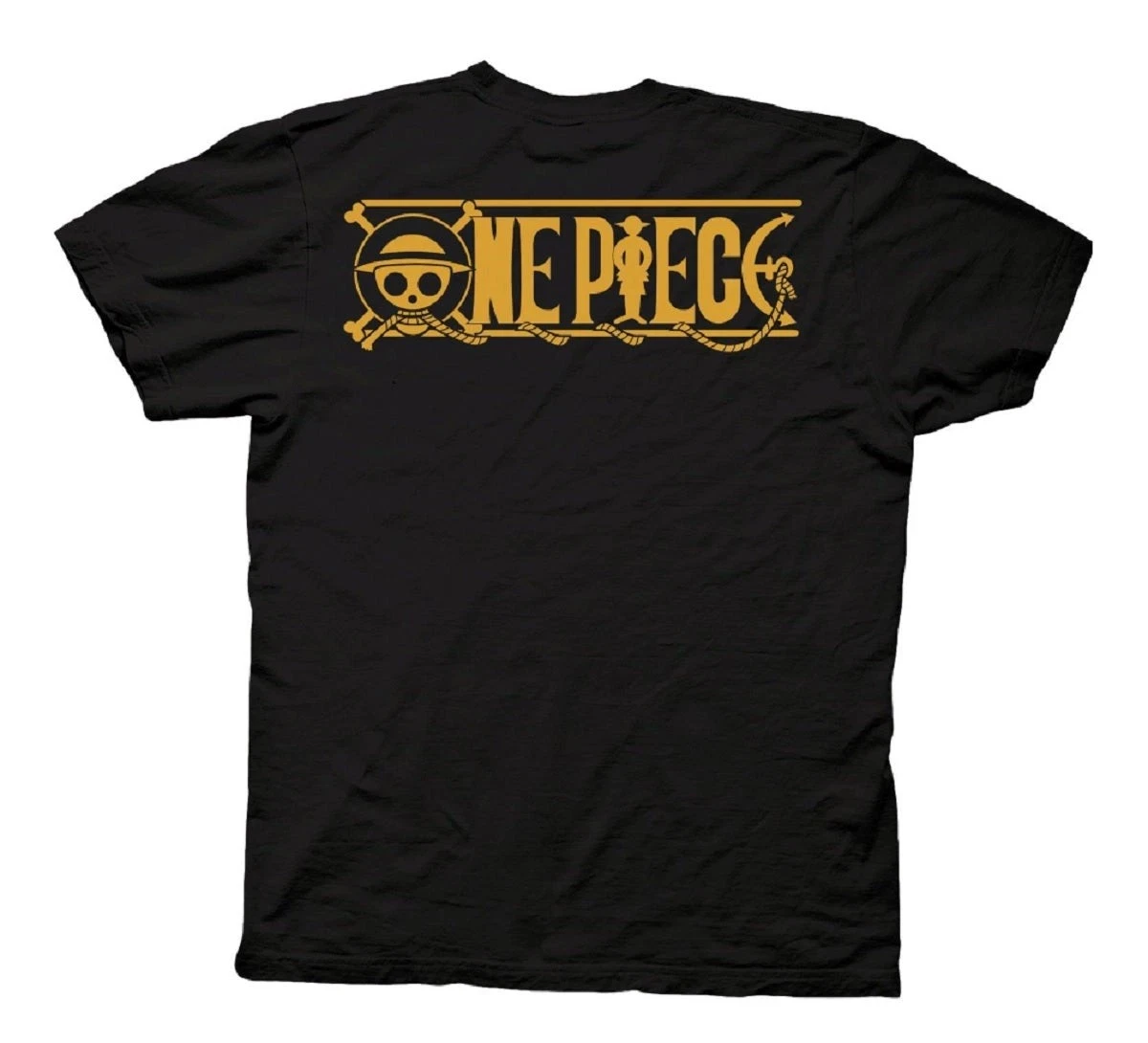 One Piece Trafalgar Law Heart Pirates Logo T-Shirt, Anime Casual Cotton Short Sleeve Streetwear Tee for Fans Men's T-shirt