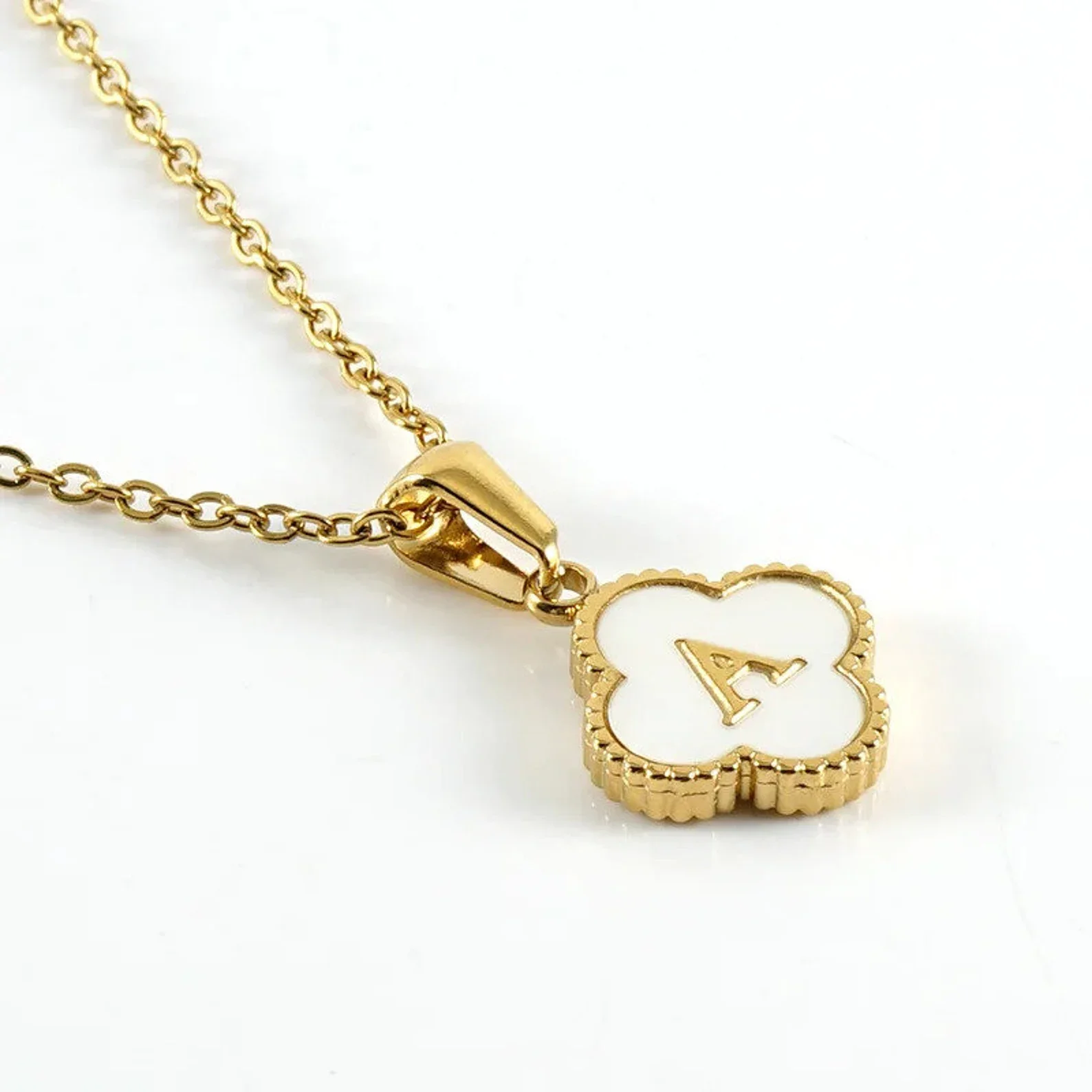 

Clover Custom Name Necklace Personalized Fashion Lucky Four Leaf Necklace For Women Stylish Accessories Party Jewelry Christma
