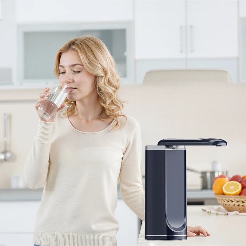 

Portable Countertop Plug-Free Diatomaceous Earth Ceramic Filter Ultrafiltration Wastewater-Free Water Purifier