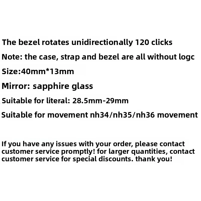 علبة ذهبية 40 مللي متر يخت من خلال علبة الورق السفلي 5 خرز حزام قابل للضبط + مجموعة حلقات لـ NH35/36