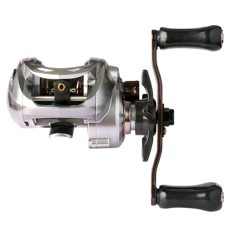 WOEN Luya Sea pole Fishing wheel BST1000L Carbon material main body Safety line Baitcasting reel 8KG braking force