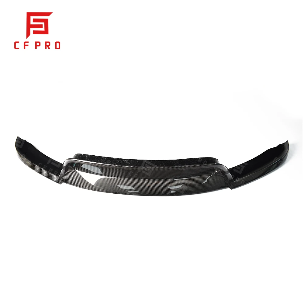 Carbon Fiber Lip Front Shovel For BMW X6M E71 Front Bumper Lip Splitter Car Body Kit V Style Car Accessories