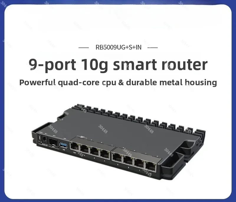 Mikrotik RB5009UG+S+IN Enterprise-grade 10 Gigabit 9-port Home Smart Wired Router