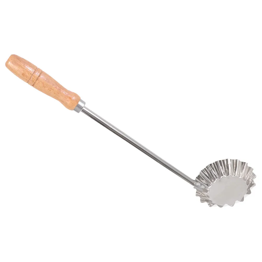 

Frying Wooden Handle Spoon Stainless Steel Non-Stick Kitchen Snack Mold For Home Fried Food Cooking Tool Utensil
