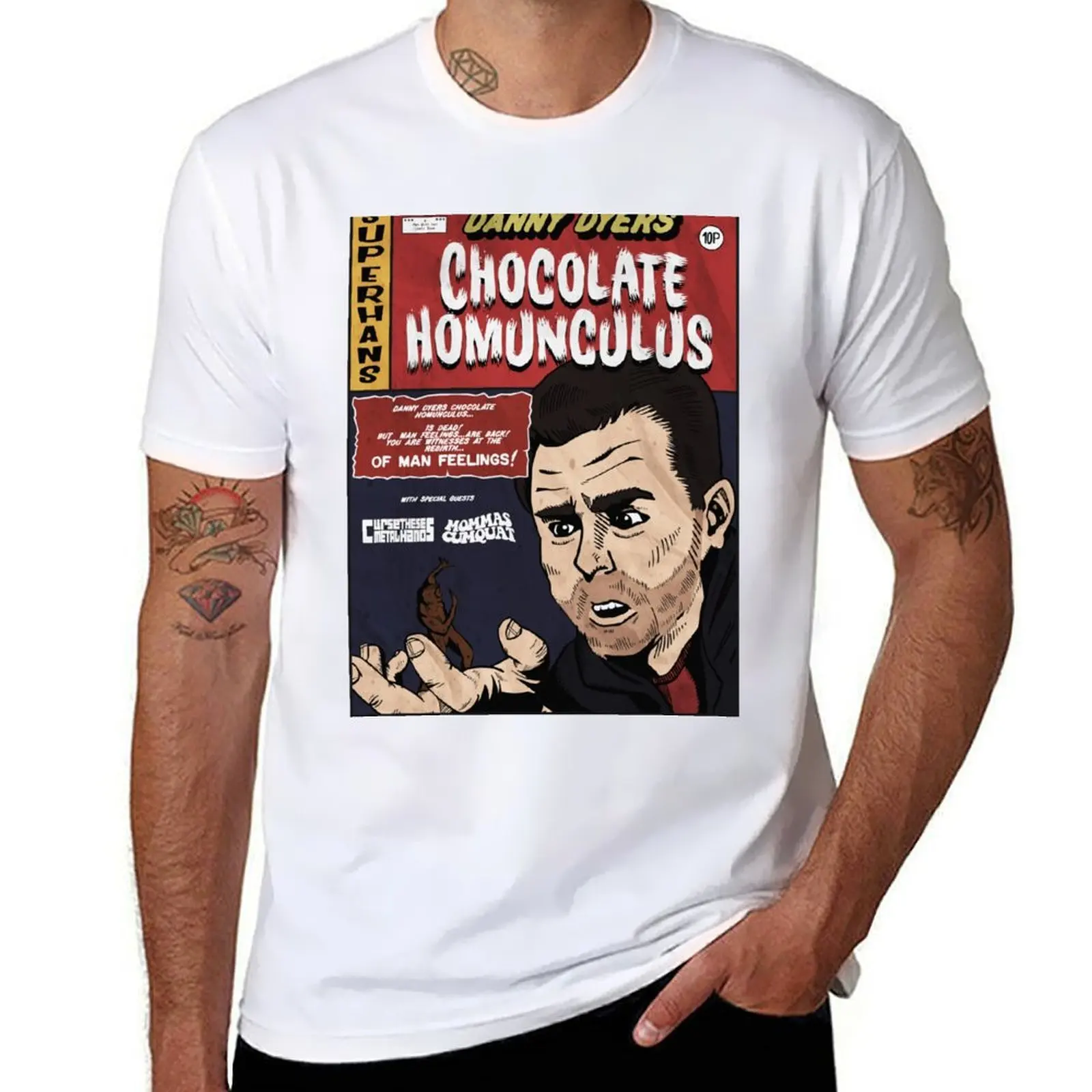 

Danny Dyers Chocolate Homunculus T-Shirt man graphic t shirt cotton t shirts high quality T-Shirt