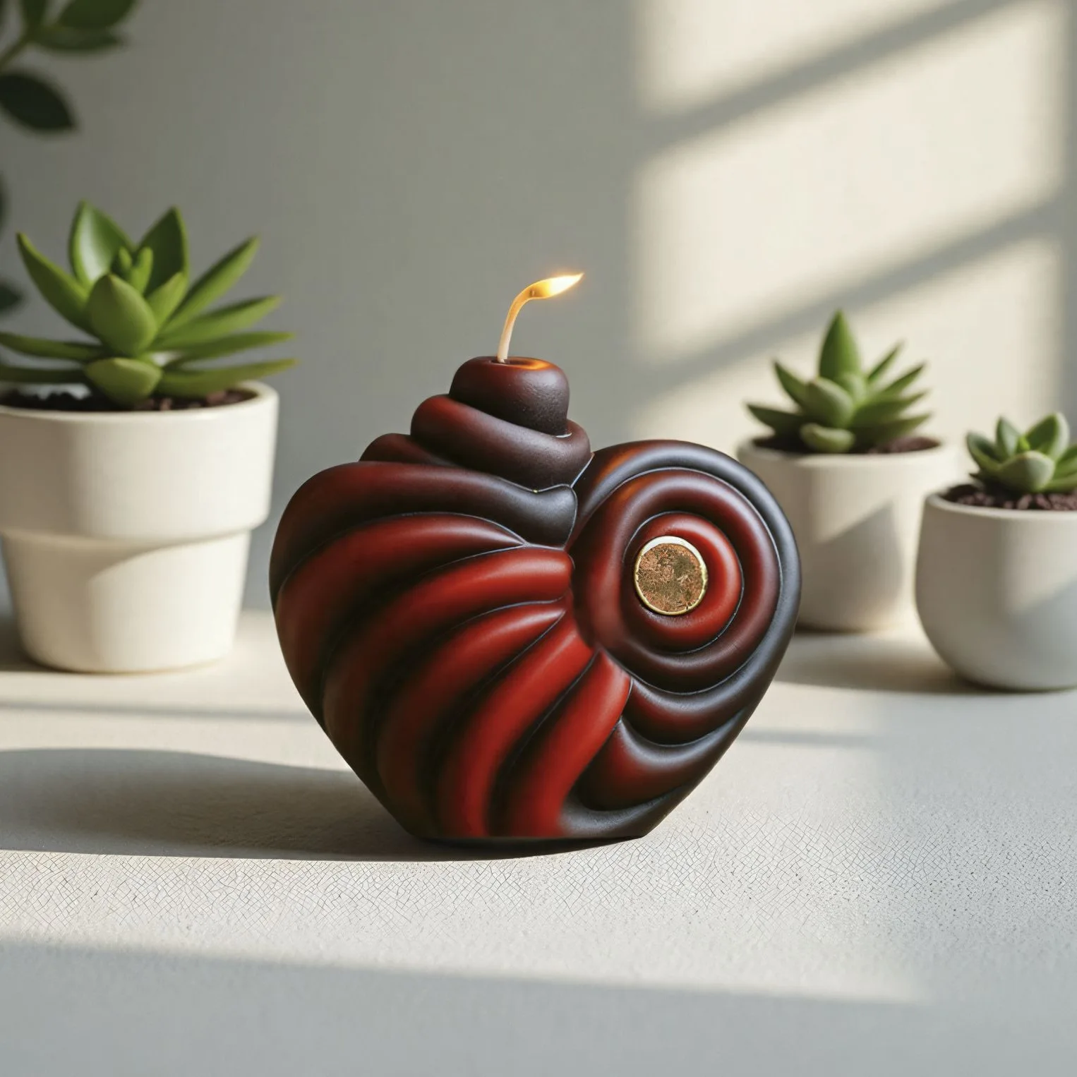 

Spiral Love Scented Candle Silicone Mold DIY Heart-shaped Handmade Scented Soap Plaster Epoxy Resin Molds Candle Making Kit