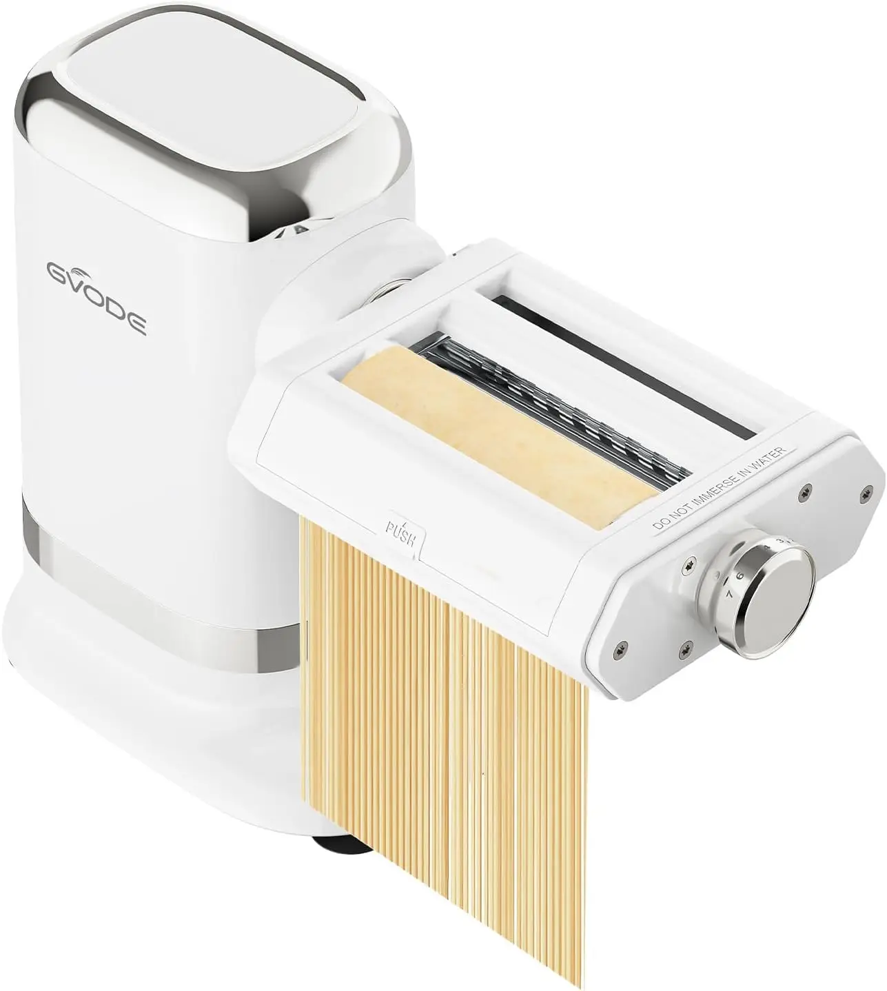 

Electric Pasta Maker with 3-in-1 Roller & Cutter Set, 700W Motor, Includes Fettuccine and Spaghetti Attachments