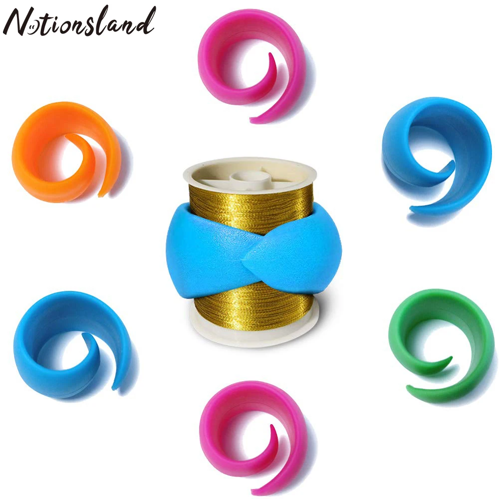 

Thread Spool Savers Prevent Thread Unwinding Silicone Spool Huggers for Sewing&Embroidery Machine Thread Spools Mixed Color