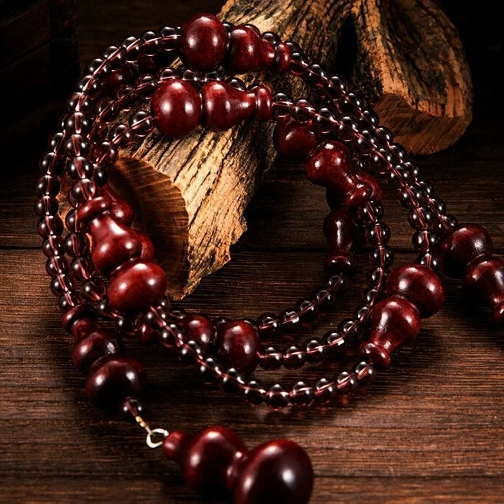 

20Pcs Gourd Pendants Wooden Door Curtain Accessories Decorative Wooden Gourds Hanging Adornments for Home