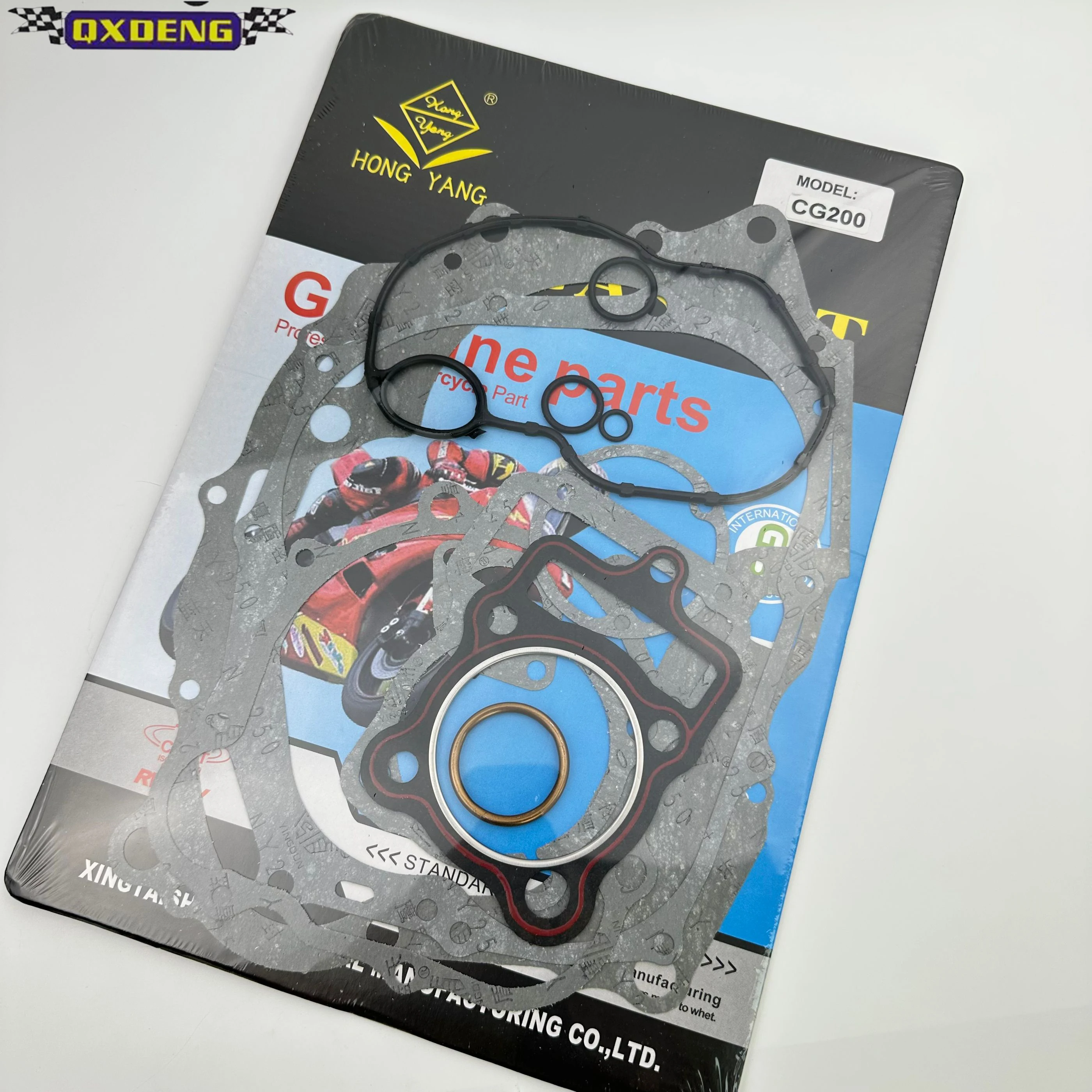 Complete Gasket Set CG200 for Motorcycle Honda 200cc CG 200 engine seal parts include cylinder gasket Air-cooled ATV Dirt Bike