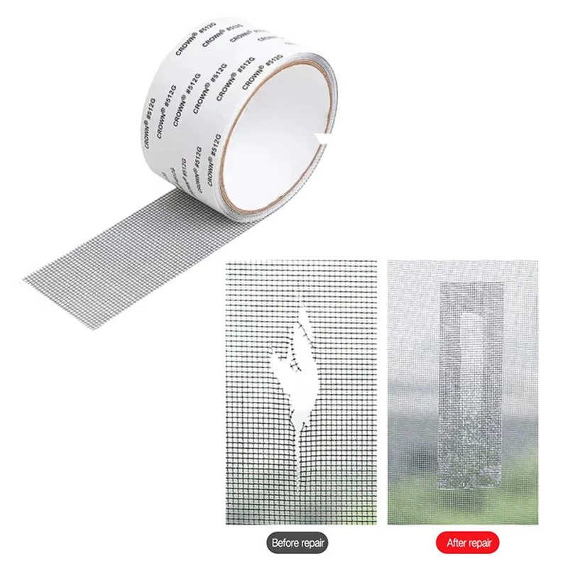 

Window Mosquito Net Repair Tape Self Adhesive Window Screen Repair Patch Strong Anti-Insect Fly Mesh Broken Holes Repair Tape