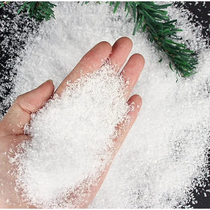 Artificial Snow For Crafts Snowflakes Decoration Snowflake Ornament Tree Supplies 2025 Decor Powder  White Christmas Decorations