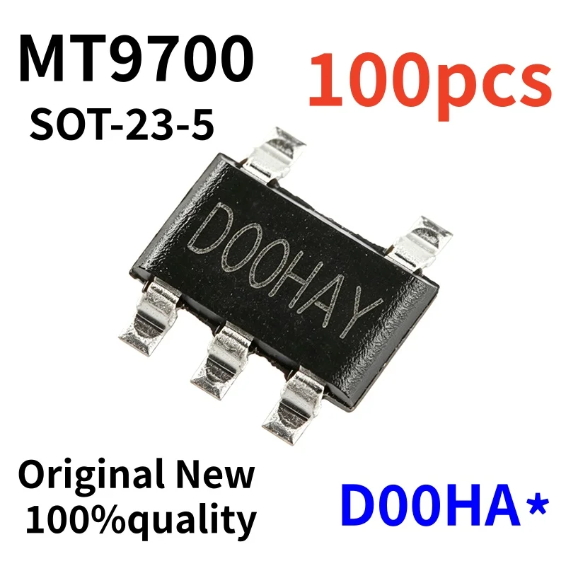 100PCS 100%brand new original genuine D00HA* MT9700 SOT-23-5 80mΩ adjustable fast response current limiting distribution switch