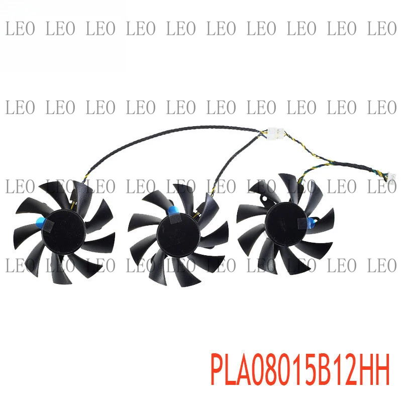 HH  PLA08015B12HH DC12V Video card fan for Dell RADEON RX6800 XT Gaming Fan