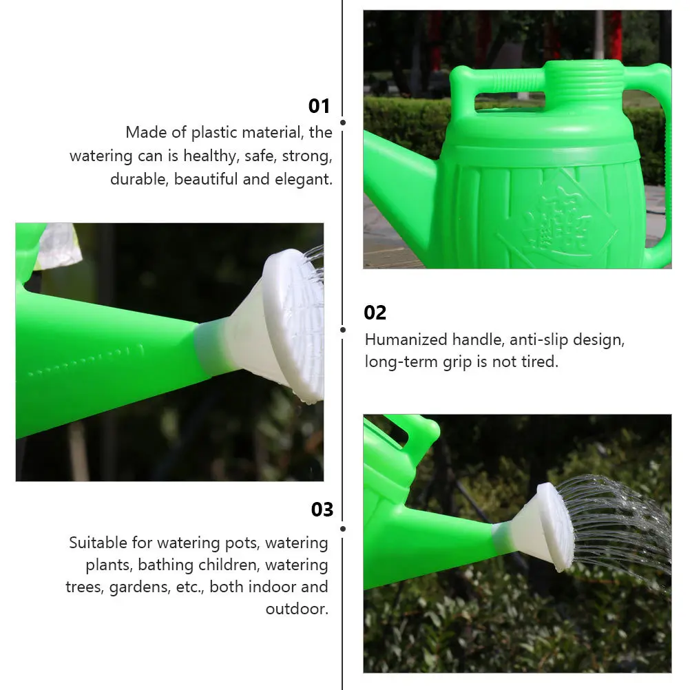 

1Pcs Plastic Watering Can Long Spout Large Capacity Garden Shower Can for Plants Trees Flower Pot Indoor Outdoor
