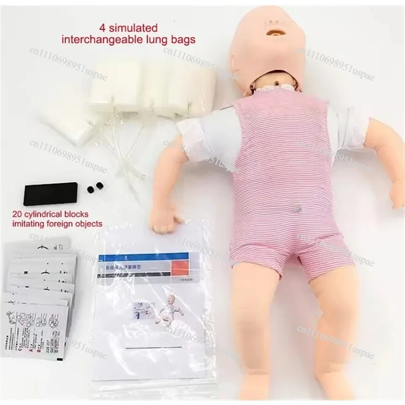 Baby Infarction Model Infant Airway Obstruction Training Manikin Cardiopulmonary resuscitation simulation Teaching Tool 55cm