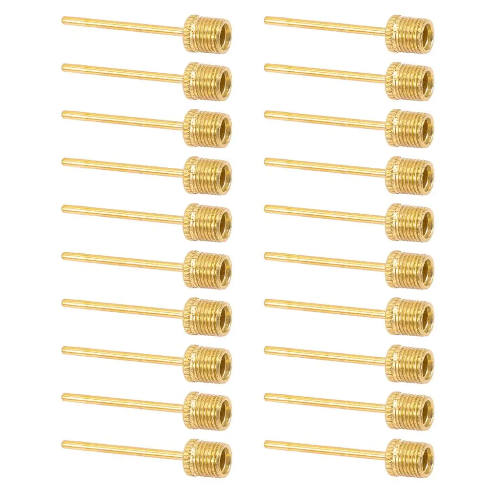 

100Pcs Metal Pump Needle Basketball Needle For Ball Inflation Needle Air Pump Needle Cycling Accessories With Hole For Quick