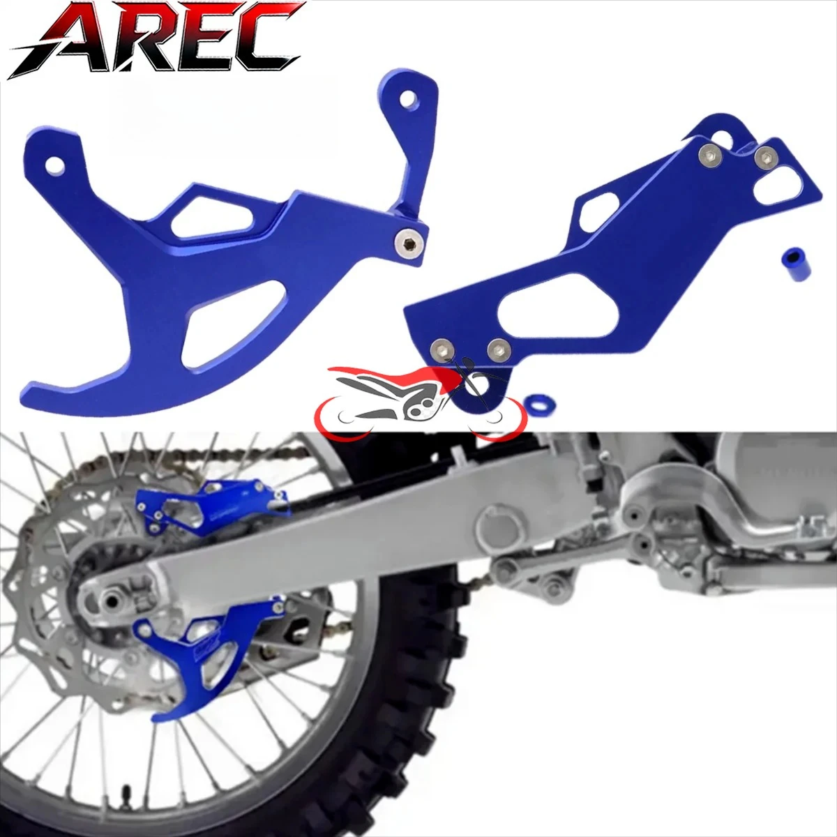 Motorcycle Accessories For YAMAHA WR250F WR450F WR250X WR250R WR 250F 450F 250X 250R Rear Brake Disc Guard Protector Cover