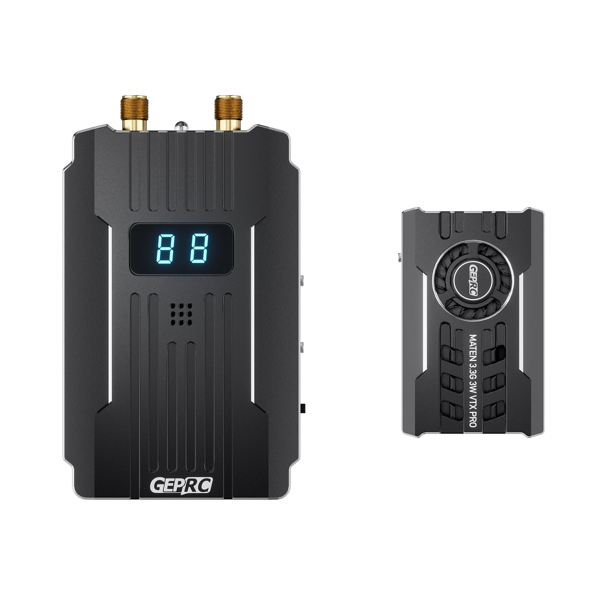 GEPRC MATEN 3.3G VRX with 3.3G Signal Alarmer/MATEN 3.3G 3W VTX PRO for FPV Drone Signal Transmitter Support SOMA 3.3G Antenna