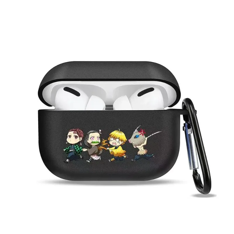 

Чехол для наушников Demon Slayer подходит для AirPods 1/2, защитный чехол AirPods 3-го поколения, Bluetooth, декоративные продукты