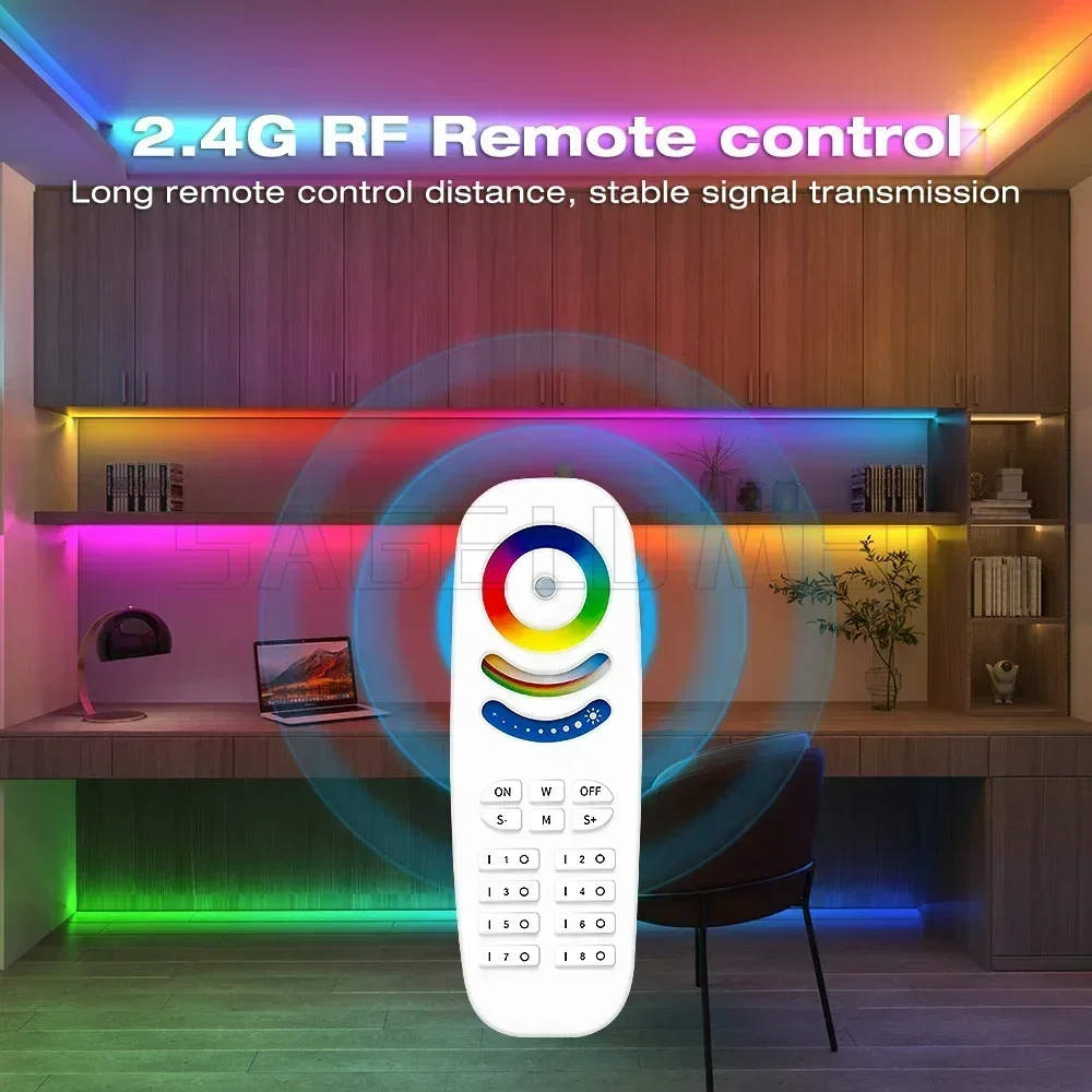 GL-C-103P 5-24V Gledopto LED Pixel Controller Addressable Strip Dynamic Lighting Effect For WS2811/2812 Flexible RGBIC ZigBee RF