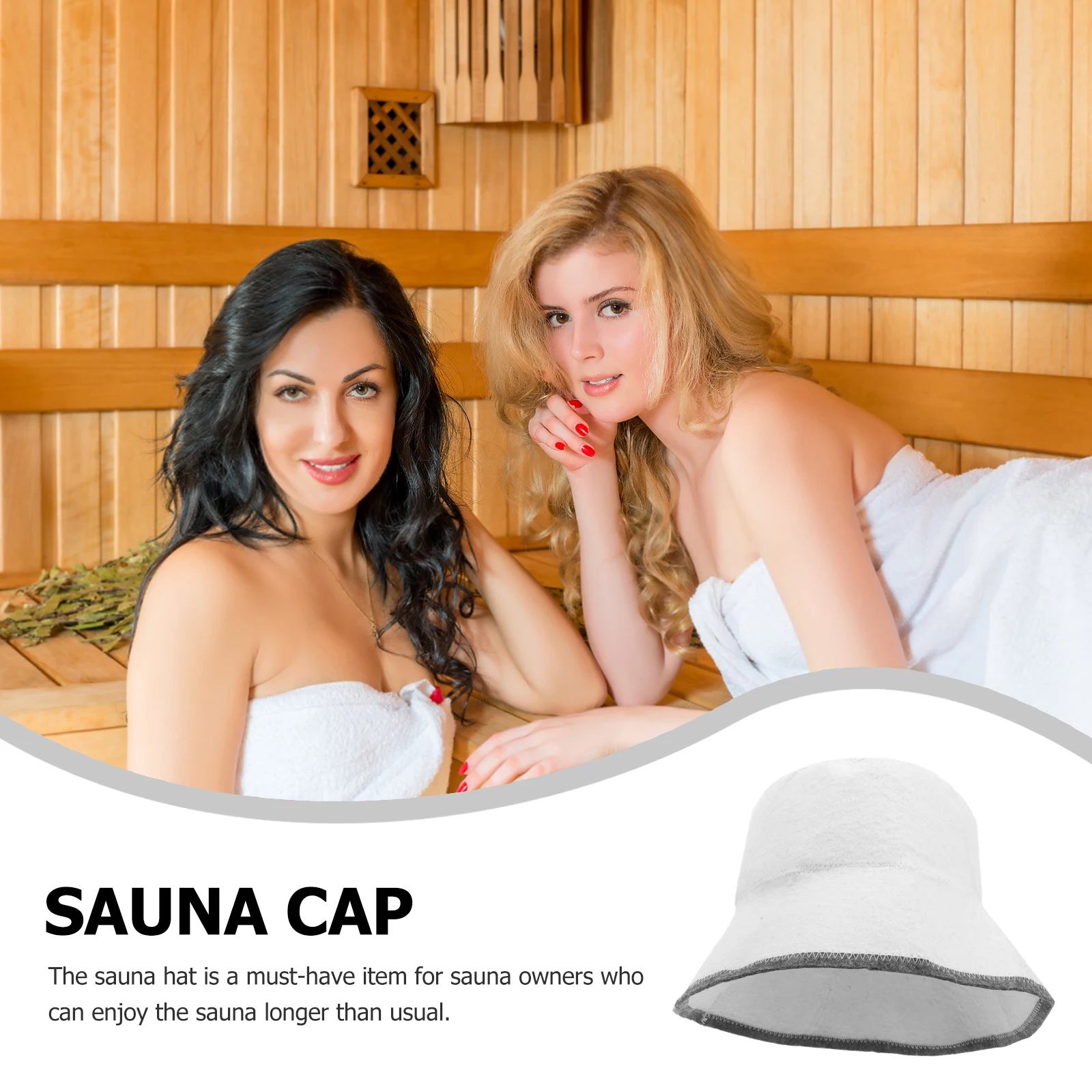

Thickened For Women Men Lightweight Portable Bathing Breathable Reusable Shower Cap Household Bath Accessories Sauna Room Sauna