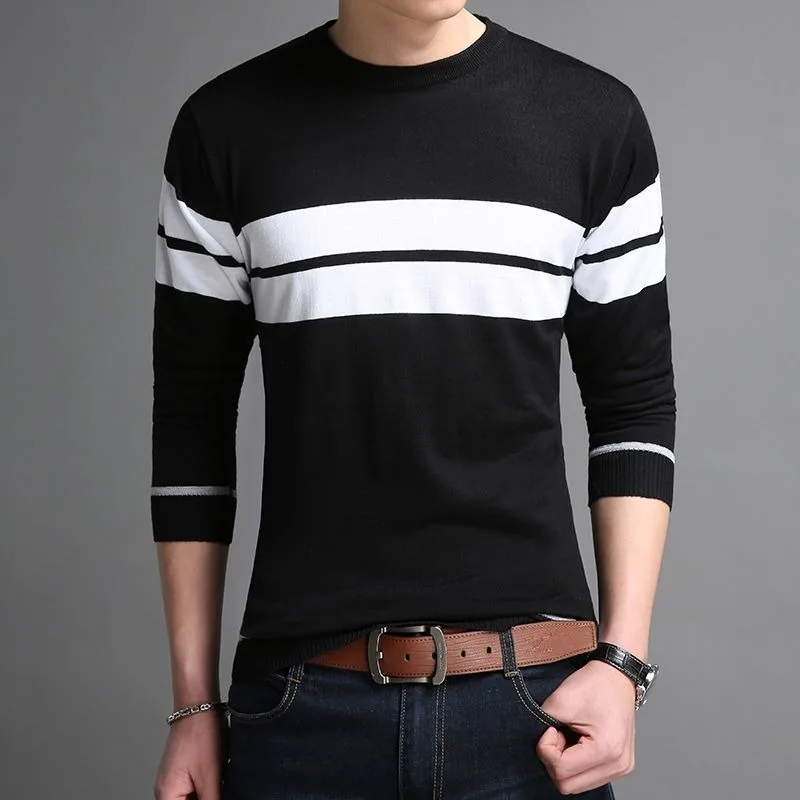 T Shirt für Männer Strickwaren Neue Y2k Kleidung Sweatshirts Elastizität Hohe Marke Sozialen Polyester Japan T-shirt Xl V-ausschnitt Mann Pullover