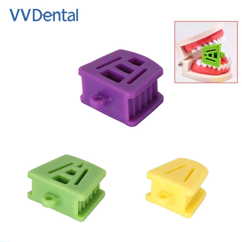 

VVDental 3 Pcs/Set Size S/M/L Dental Mouth Opener Occlusal Pad Teeth Prop Bite Rubber Retractor Latex