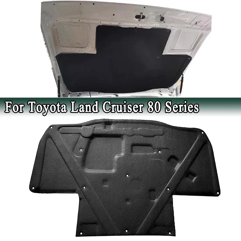 Insulation Pad for Toyota Land Cruiser 80 Series FJ FZJ HDJ HZJ FZJ80 HDJ80 LC80 1991-1997 Engine Hood Heat Shield Mat Cover