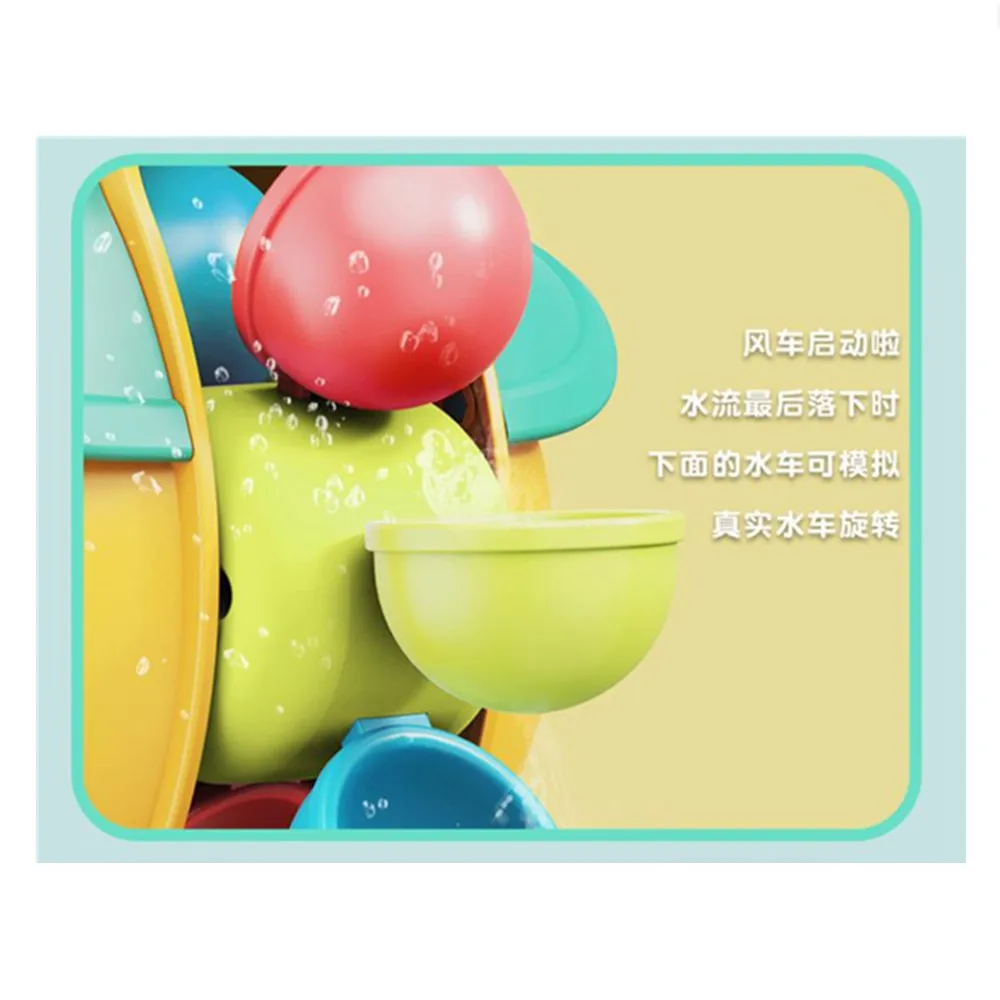 1 szt. Kaczka do kąpieli z kreskówki, koło wodne z efektem ślinienia się wody, obrotowe, z dużymi oczami, do kąpieli, zabawka edukacyjna dla dzieci, prezent do łazienki.