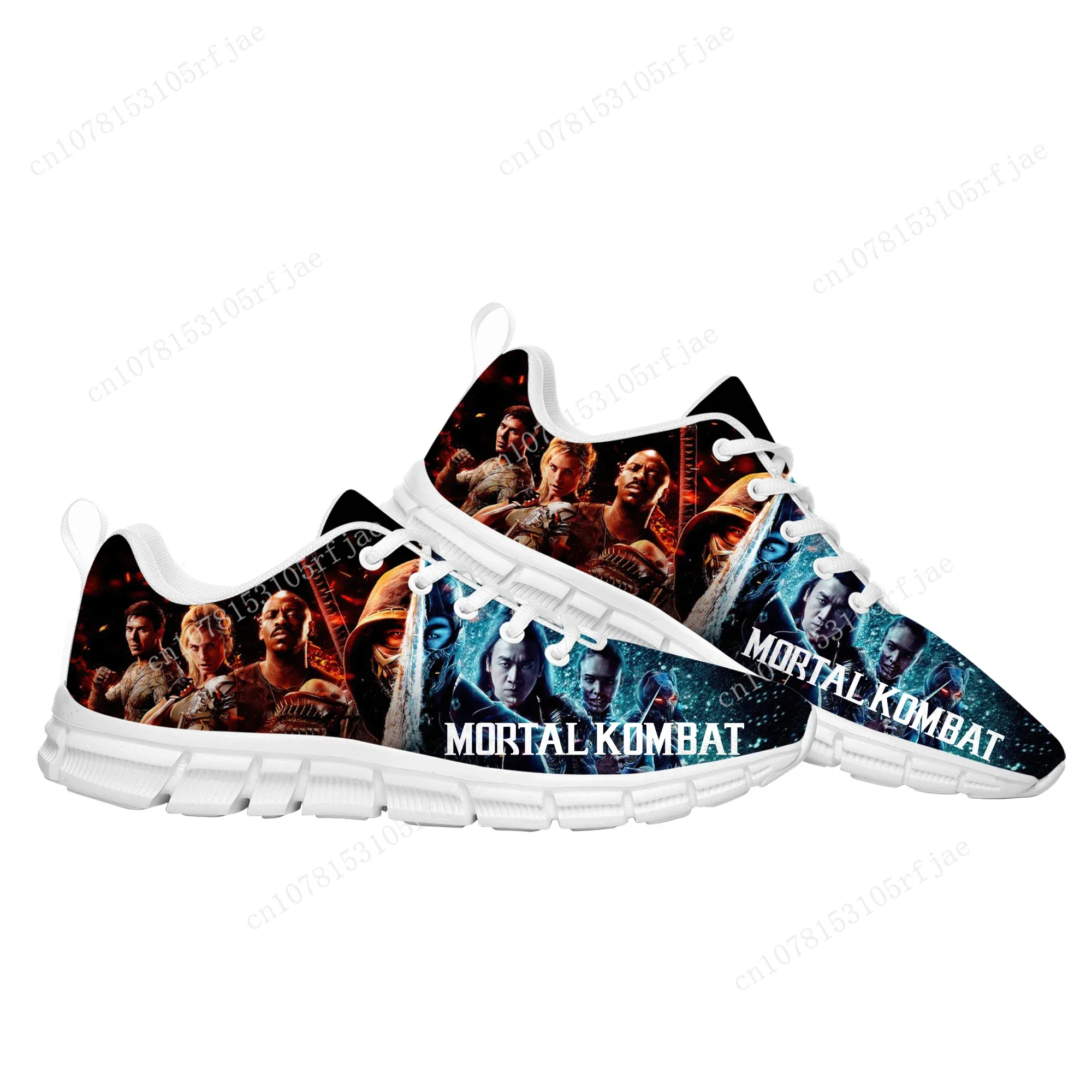 Mortal Kombat Sports Custom Shoes High Quality Cartoon Game Mens Womens Teenager Sneaker Fashion Tailor Made Couple Built Shoes