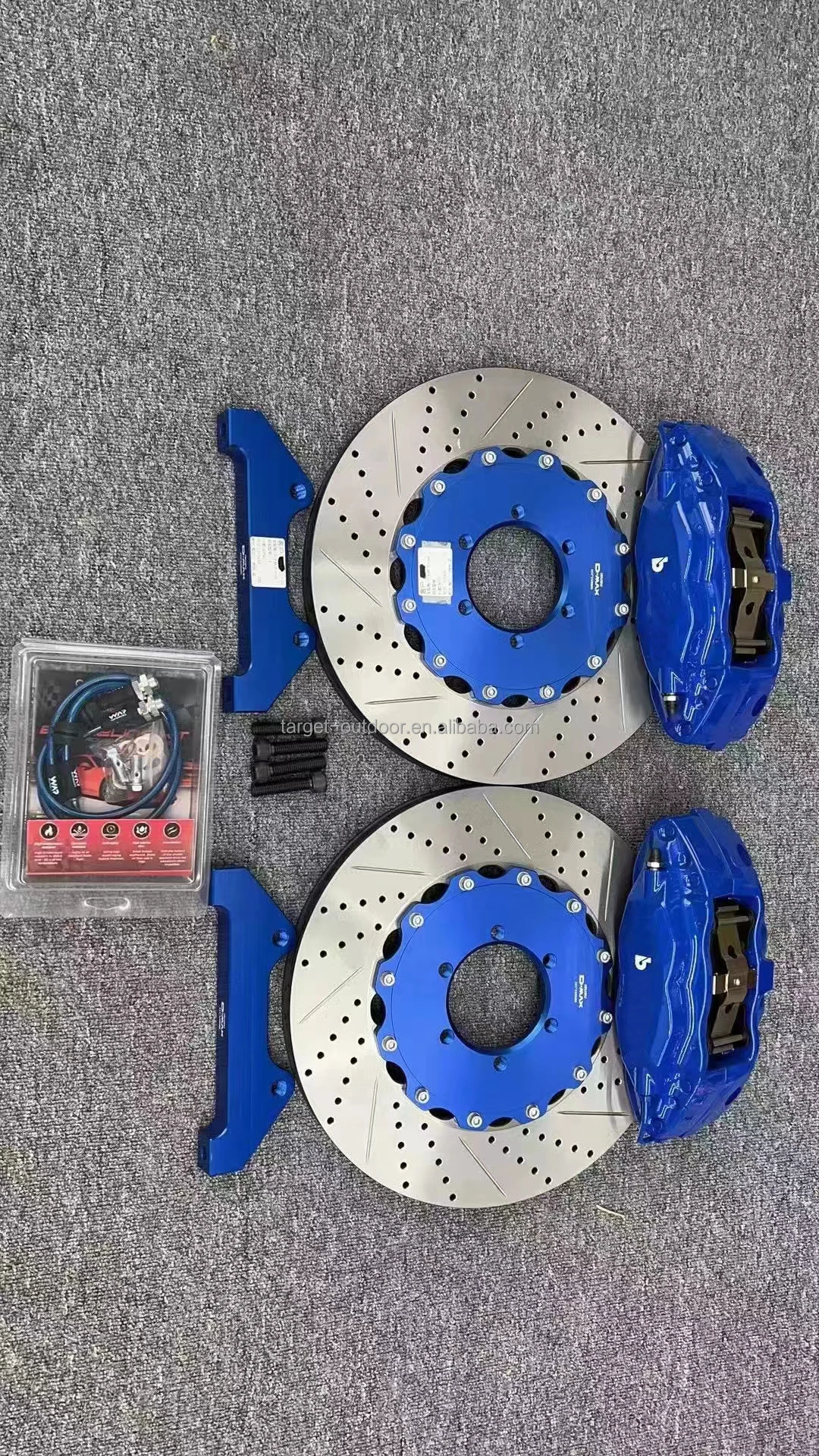 2022 Modified racing brake kits 6 pot brake caliper kit GT6 disc 355/362/380/405mm for golf 7 r GTI