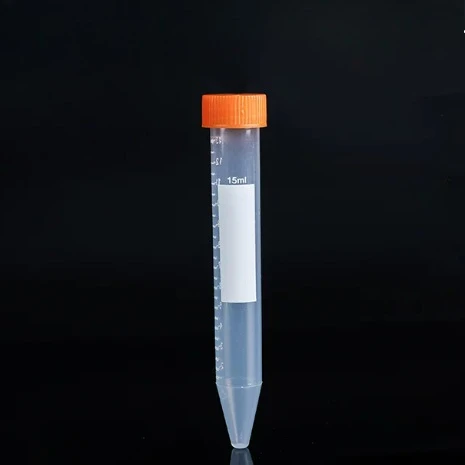 15ml Screw Cap Centrifuge Tube, Conical / Round Bottom, Snap Lid, Acid Resistant EP Sample Tube