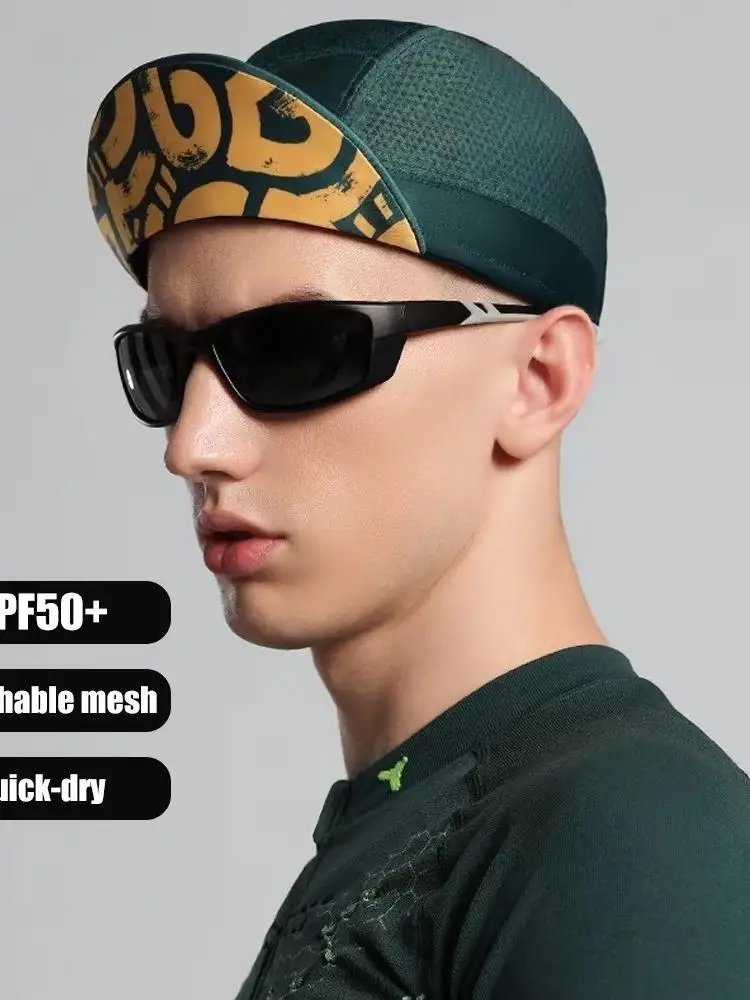 AliExpress NONE NEW Quick-drying Cycling Hat Helmet Liner Lightweight Sports Caps Breathable Sweat-absorbing Road Bicycle Cap