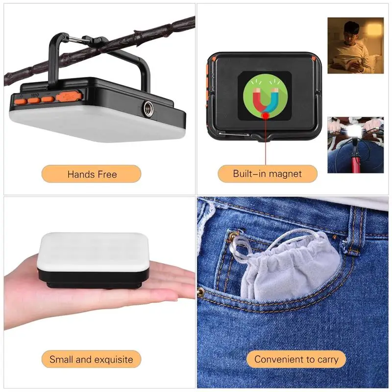 Telefone móvel Live Fill Light, de longa duração, durável, portátil, Multi-funcional, Party Dinner, Fotografia, Preto, 2 pcs, 5pcs