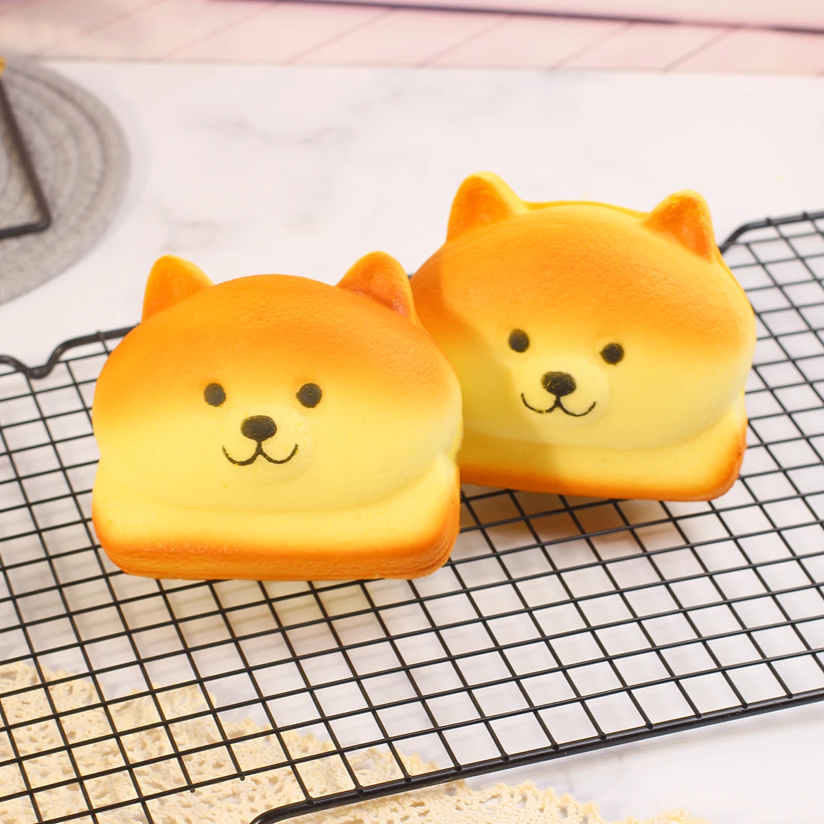 1 Realistisches Langsam Zurückfederndes Wangcai Squishy Stressabbau-Spielzeug Dekoratives Ornament
