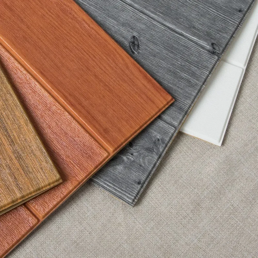 

70x70cm European Classic 3D SXP Foam Wall Panels Self-Adhesive Wood Grain Peel and Stick for Living Room Bedroom Waistline DIY