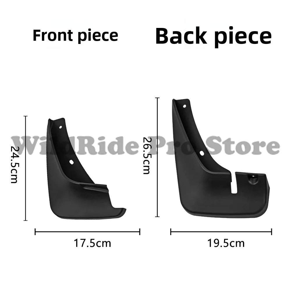 Przednie i tylne chlapacze do TOYOTA PROBOX 2002-2017, osłony błotników samochodowych, łatwa instalacja, ochrona, wodoodporne, motoryzacyjne.