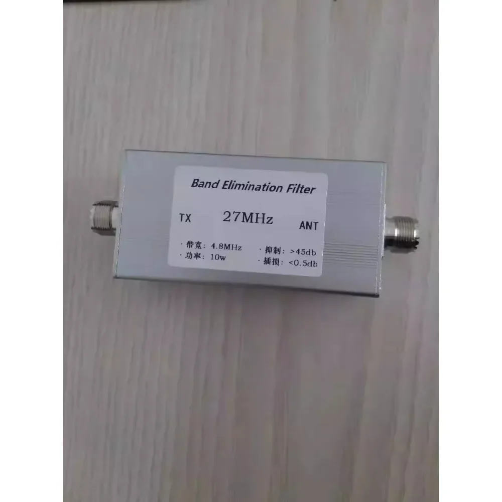 BEF-27MHz 10w Bandstop Filter M Female Socket