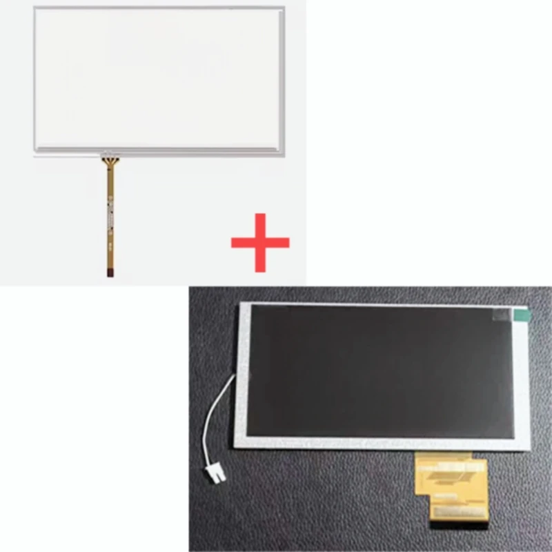 6.2inch LCD Display Hsd062idw1-a00 A02 HSD0621DW1 CLAA062LA11CW GPS Navigation Display 60pin 800*480 Touch Screen Panel 155*88MM