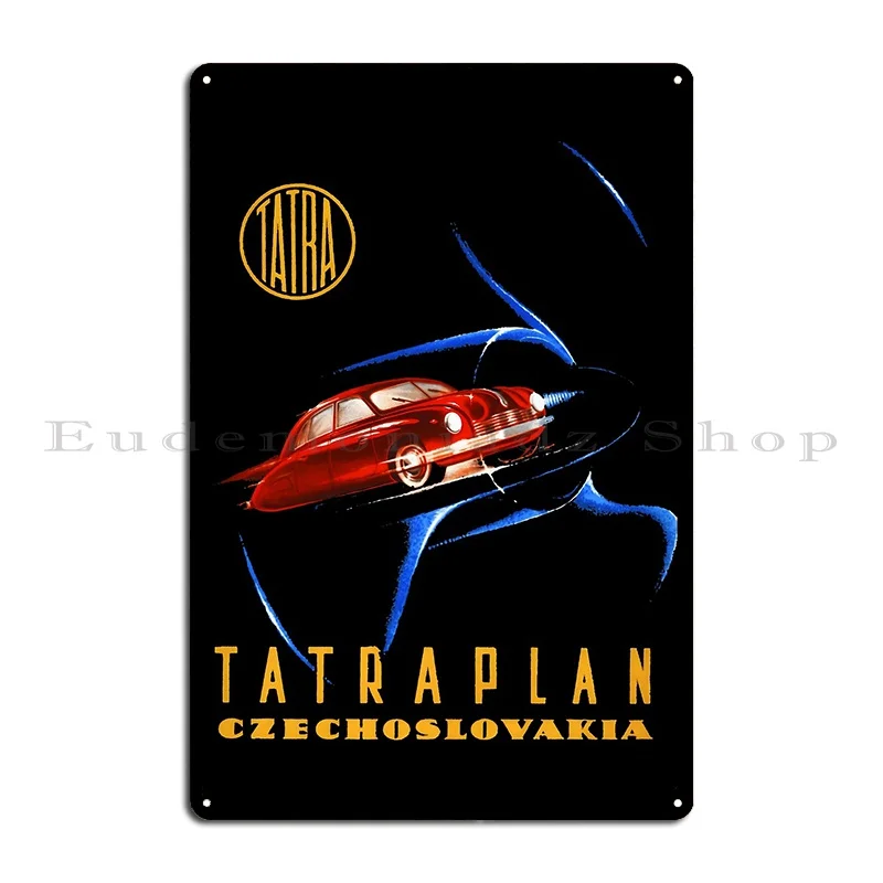 Tatra Tatraplan Metal Plaque Cinema Plaques Customize Designing Designer Tin Sign Poster