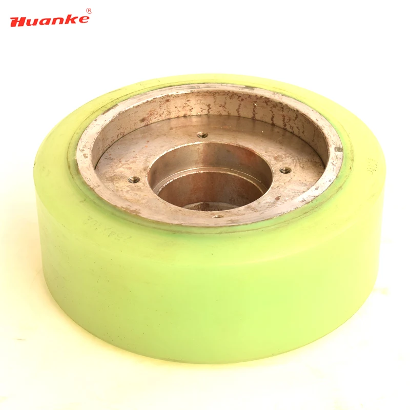 Offering Double Bearing 6210 and 6308 254x100mm pu rubber caster aluminum wheels